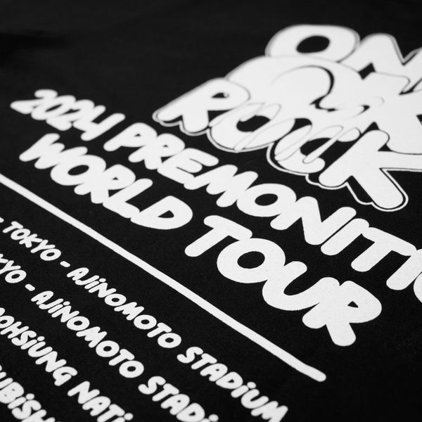 2024 WORLD TOUR Tシャツ A / BLACK