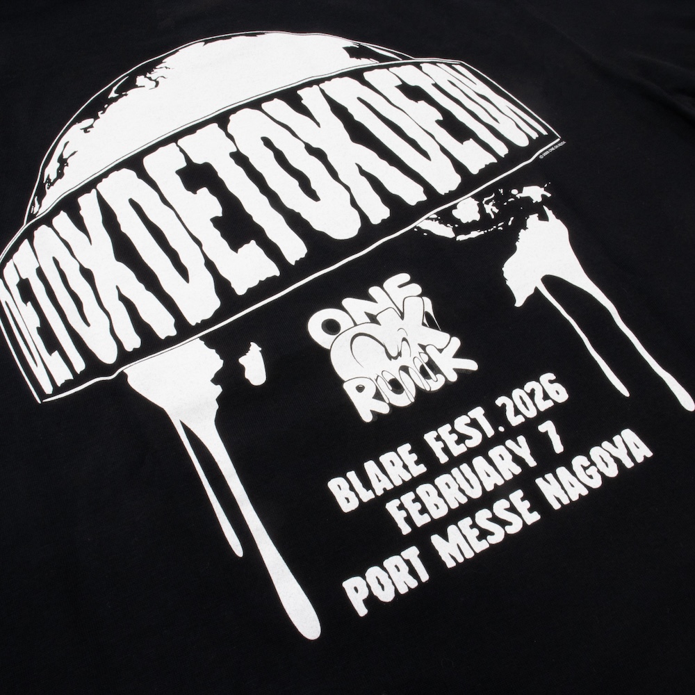 2026 ONE OK ROCK (BLARE) Tシャツ / BLACK