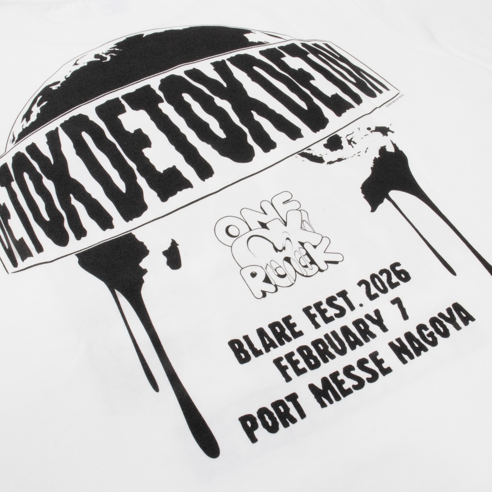 2026 ONE OK ROCK (BLARE) Tシャツ / WHITE