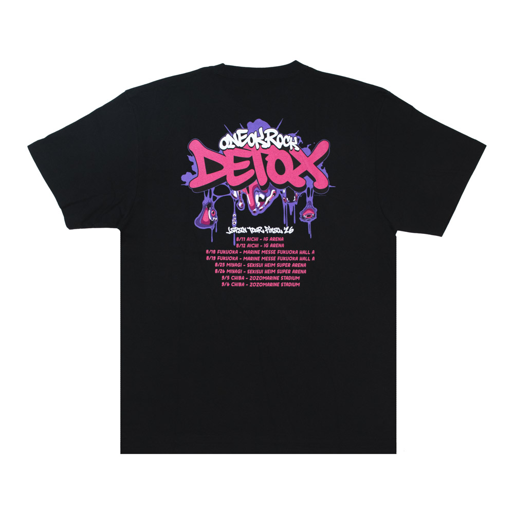 2026 DETOX JAPAN FINAL Tシャツ B / BLACK