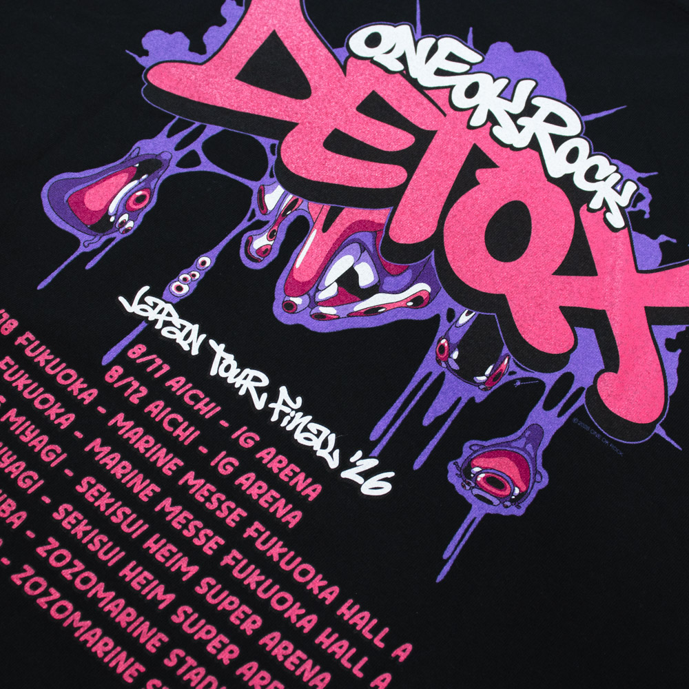 2026 DETOX JAPAN FINAL Tシャツ B / BLACK