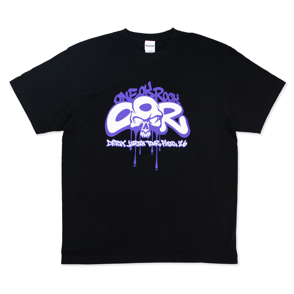 2026 DETOX JAPAN FINAL Tシャツ C / BLACK