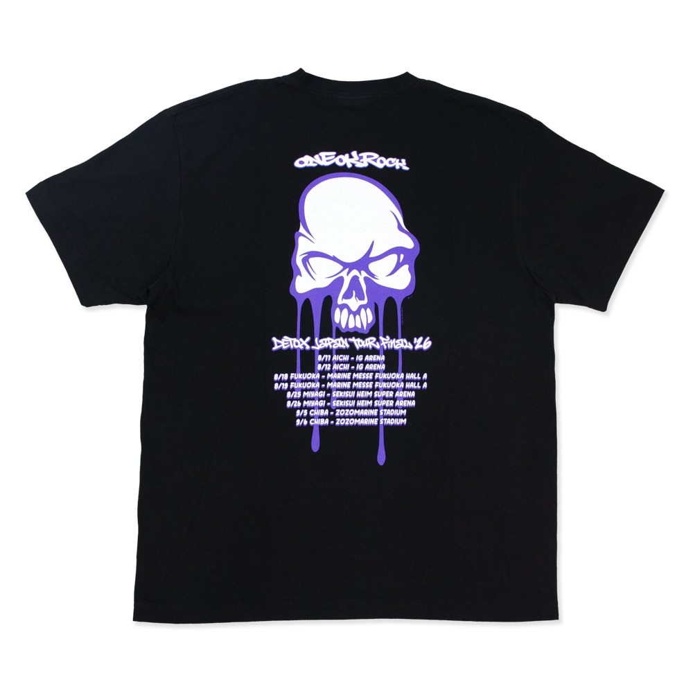 2026 DETOX JAPAN FINAL Tシャツ C / BLACK