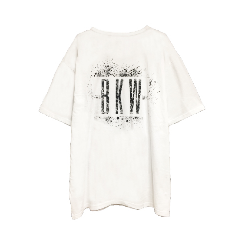 目立ちたがりグランジロゴTシャツ/ホワイト