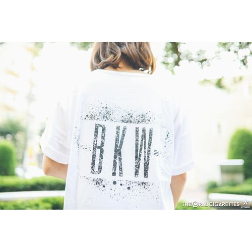 目立ちたがりグランジロゴTシャツ/ホワイト