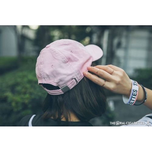 コーデュロイキャップ/ピンク