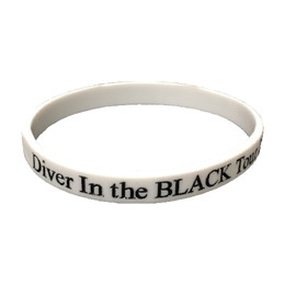Diver In the BLACK ラバーバンド/ホワイト