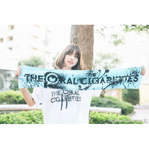 グランジ目玉ロゴマフラータオル