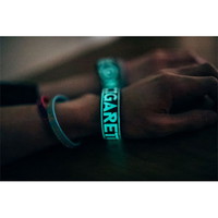 蓄光目玉ロゴラバーバンド