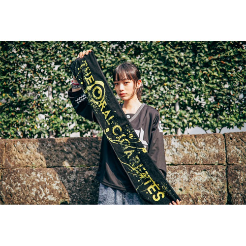 グランジロゴマフラータオル/ネオンイエロー