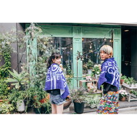 グランジロゴバスタオル/ネイビー