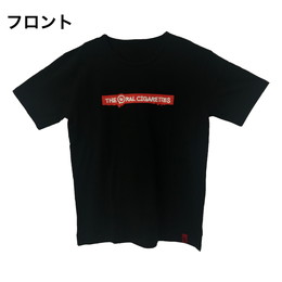 マーカー目玉ロゴラバープリントTシャツ/ブラック