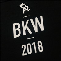 マーカー目玉ロゴラバープリントTシャツ/ブラック