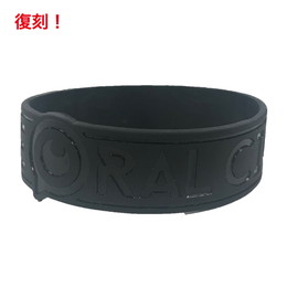 目玉ロゴラバーバンド/オールブラック<復刻>