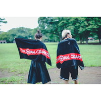 マーカー目玉ロゴバスタオル/ブラック