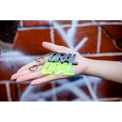 ORALアクリルキーホルダー リッチブラック