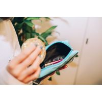 グランジ目玉ロゴエナメルポーチ