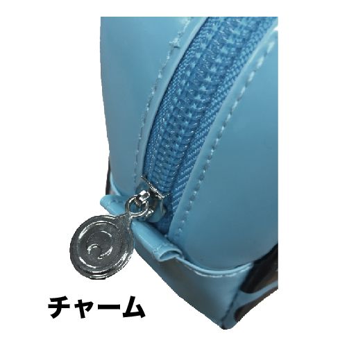 グランジ目玉ロゴエナメルポーチ