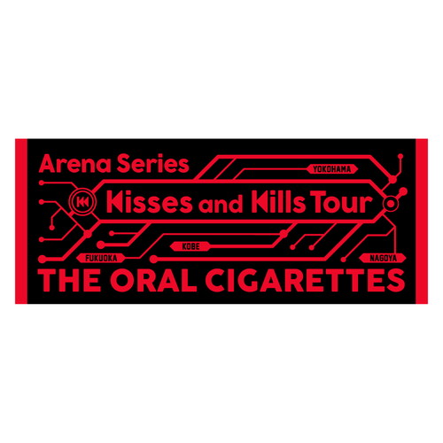 Kisses and Kills アリーナツアージャガードフェイスタオル