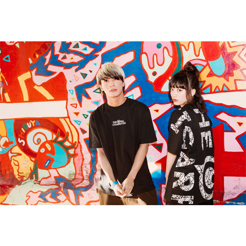 デジカモロゴTシャツ/ブラック