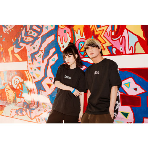 デジカモロゴTシャツ/ブラック