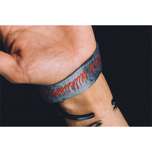 リバーシブルクロスリストバンド