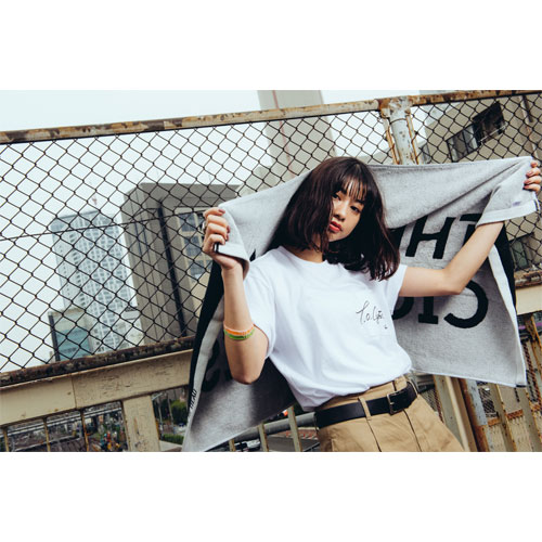 目玉ロゴジャガードバスタオル/ブラック