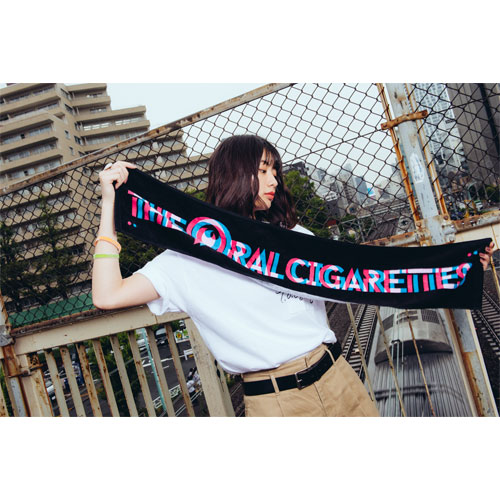 アナグリフマフラータオル/ブラック