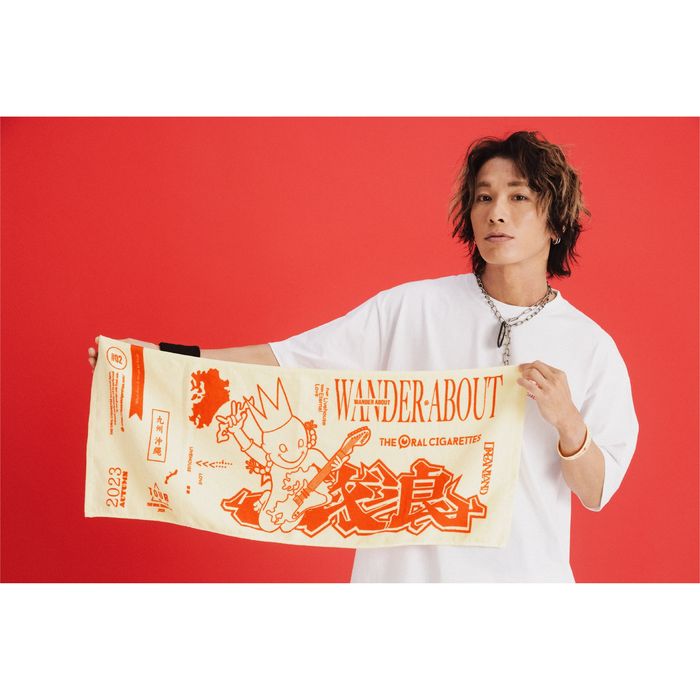 WANDER ABOUT 放浪 TOUR フェイスタオル 九州・沖縄ver.