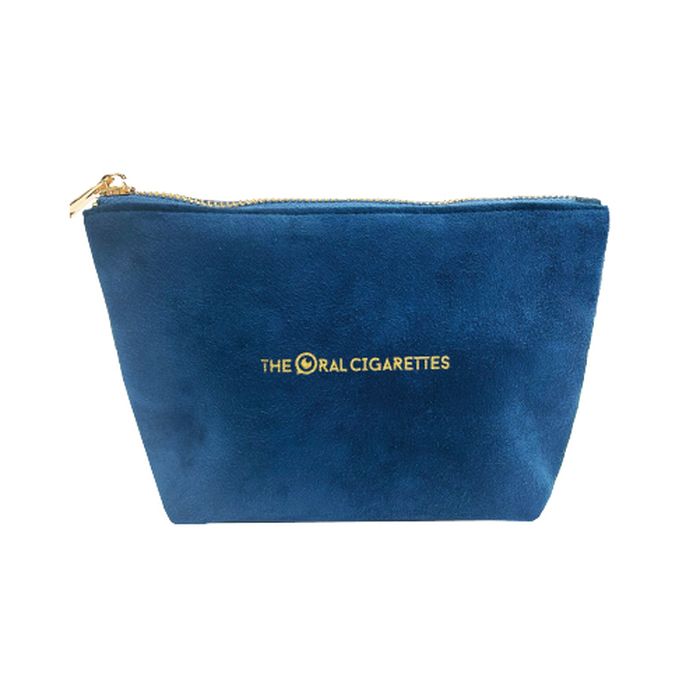 目玉ロゴベロアポーチ