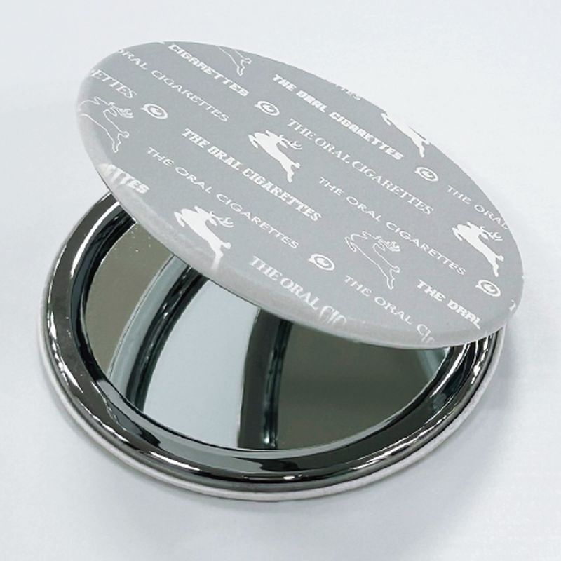 ロゴまみれ丸ミラー