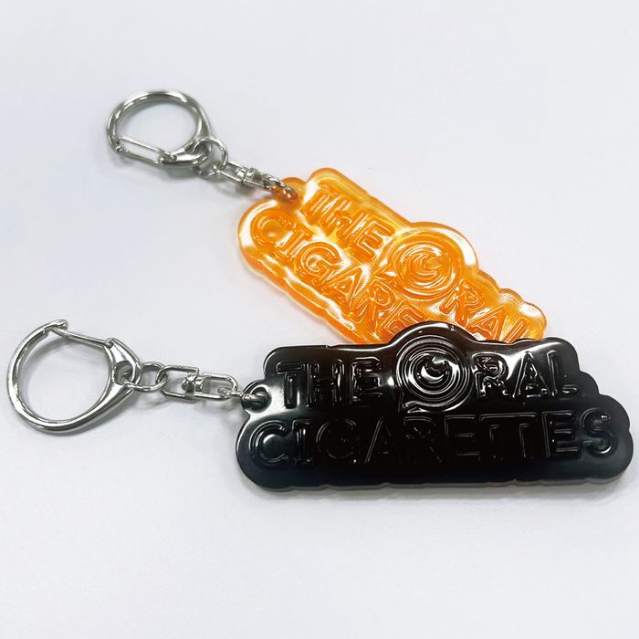 目玉ロゴリフレクターキーホルダー/オレンジ