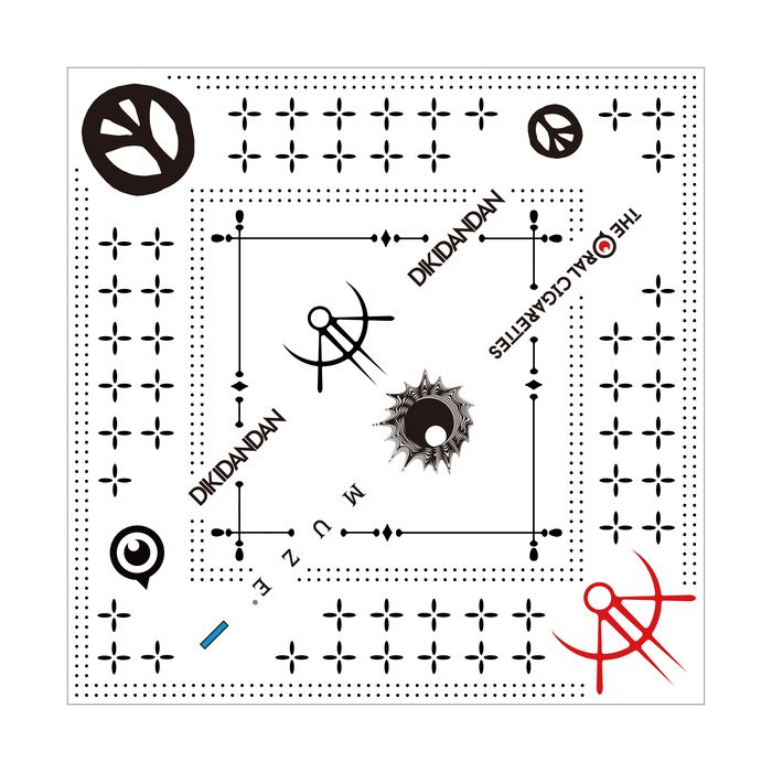 DIKIDANDAN × SIVA(MUZE)コラボバンダナ/ホワイト