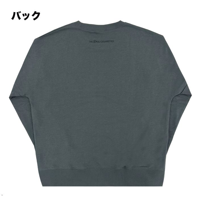 カレッジシガレッツロゴスウェットロンT/スミクロ