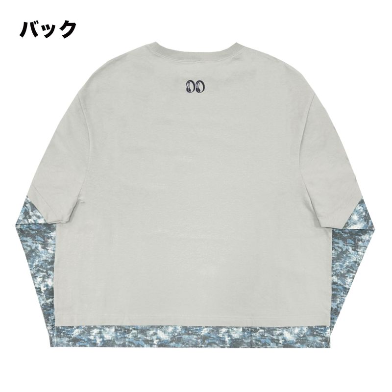 DREAMLAND Layered Long-sleeve T-shirt/ライトグレー