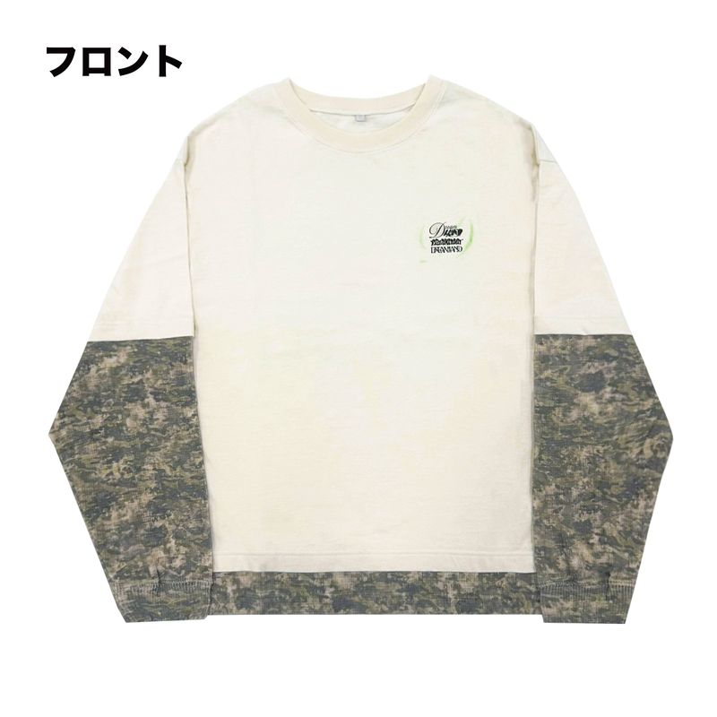 DREAMLAND Layered Long-sleeve T-shirt/アイボリー