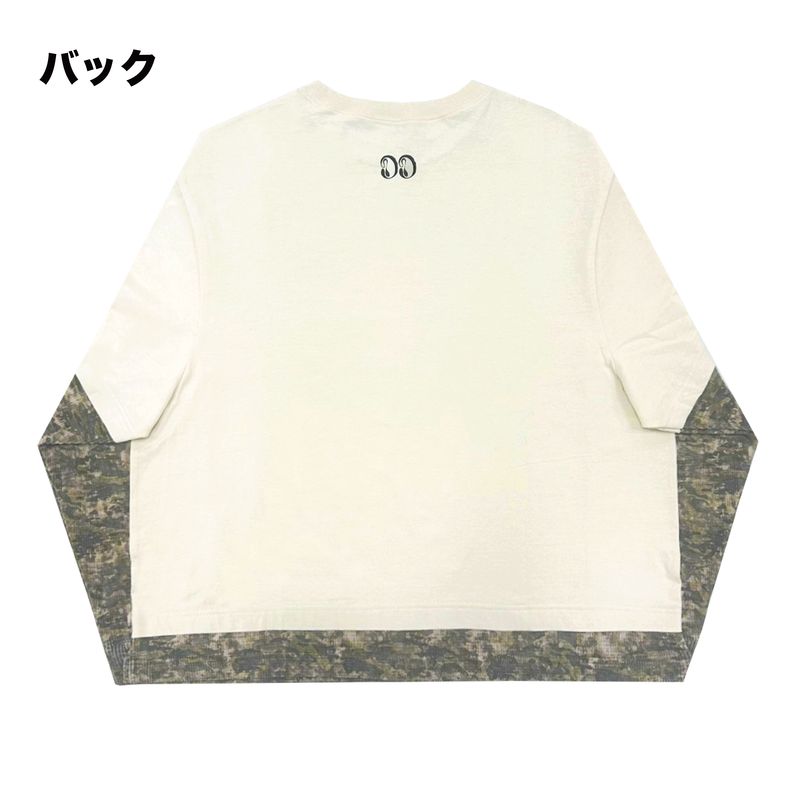 DREAMLAND Layered Long-sleeve T-shirt/アイボリー