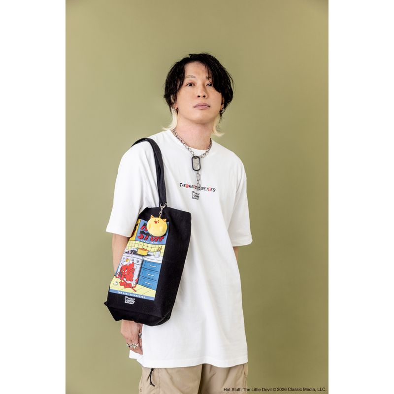 THE ORAL CIGARETTES×HOT STUFFコラボトートバッグ/ブラック