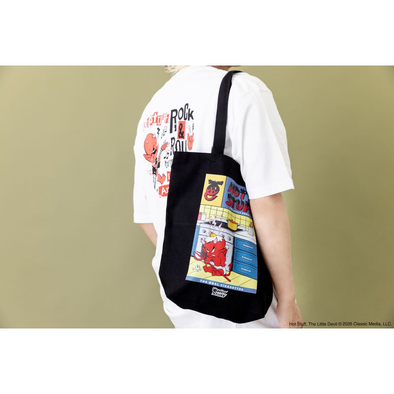 THE ORAL CIGARETTES×HOT STUFFコラボトートバッグ/ブラック