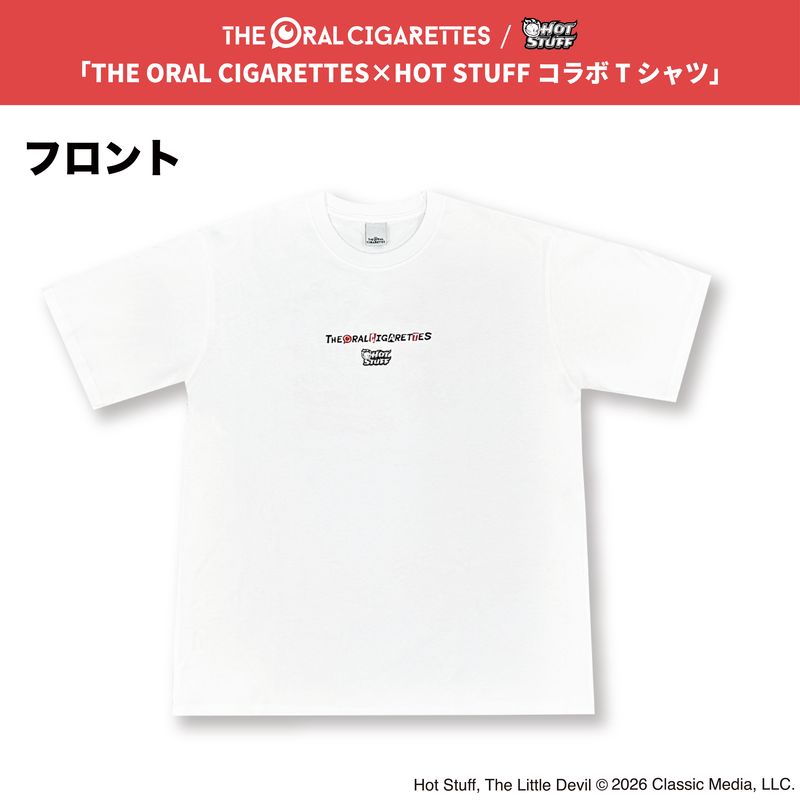 THE ORAL CIGARETTES×HOT STUFFコラボTシャツ/ホワイト