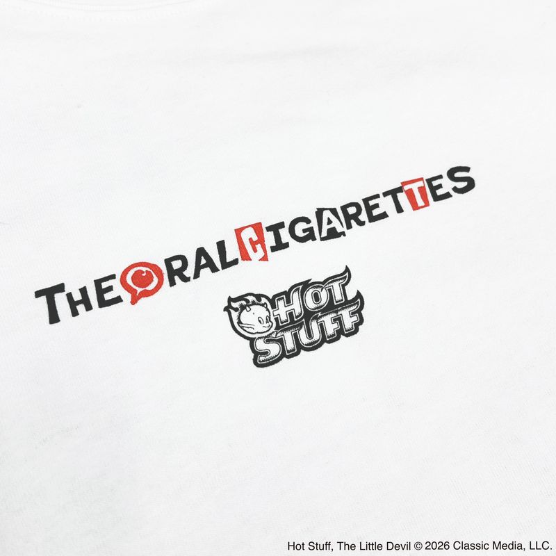 THE ORAL CIGARETTES×HOT STUFFコラボTシャツ/ホワイト