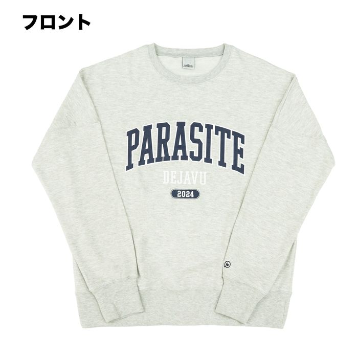 【3】PD'24 カレッジロゴスウェットロンT/グレー