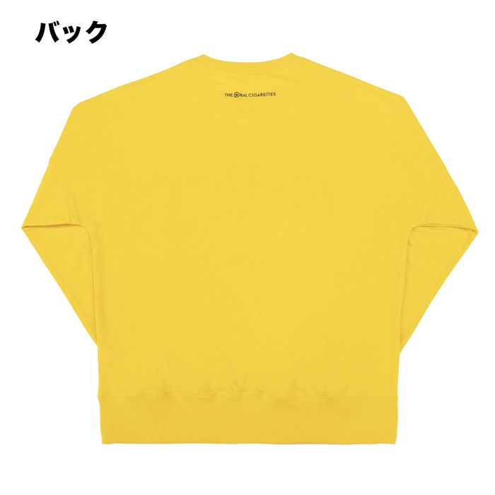 【4】PD'24 カレッジロゴスウェットロンT/イエロー