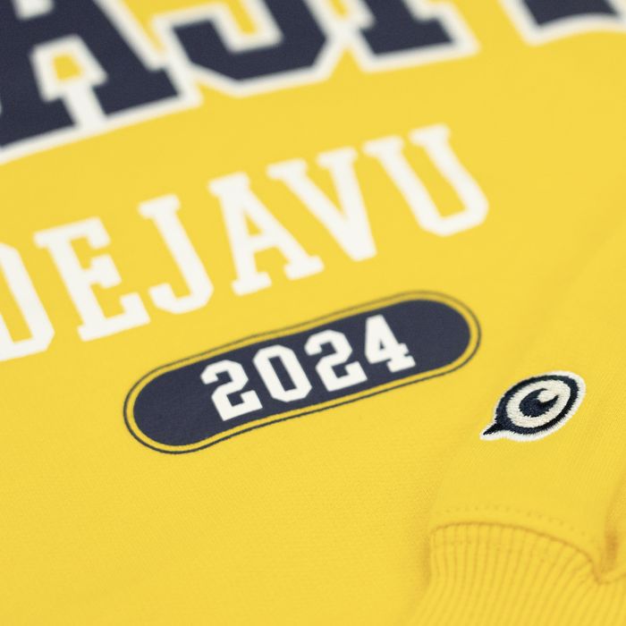 【4】PD'24 カレッジロゴスウェットロンT/イエロー