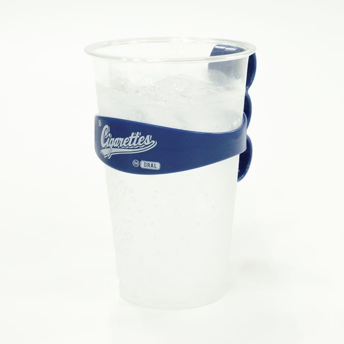 【32】シガレッツロゴカップホルダー/ブルー