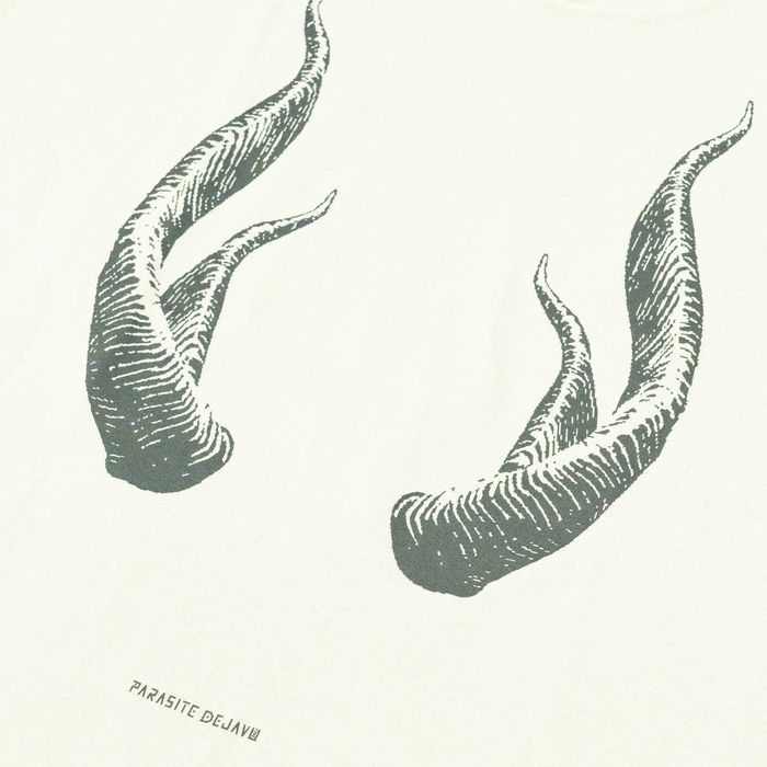 【7】PD'24 × SIVA(MUZE) ラビリンスビッグシルエットTシャツ/オフホワイト