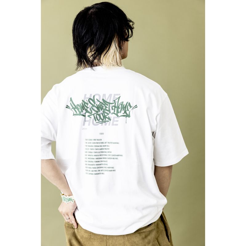 HOME SWEET HOME TOUR オフィシャルTシャツ/ホワイト
