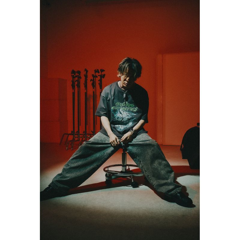 アビスハウンドTシャツ/スミクロ