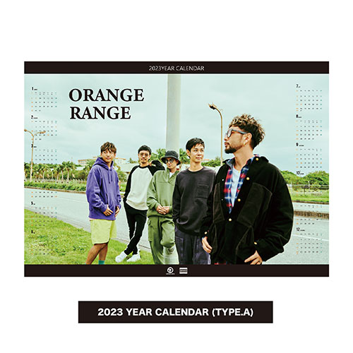 【ORANGE RANGE】2023 YEAR CALENDAR (TYPE.A)