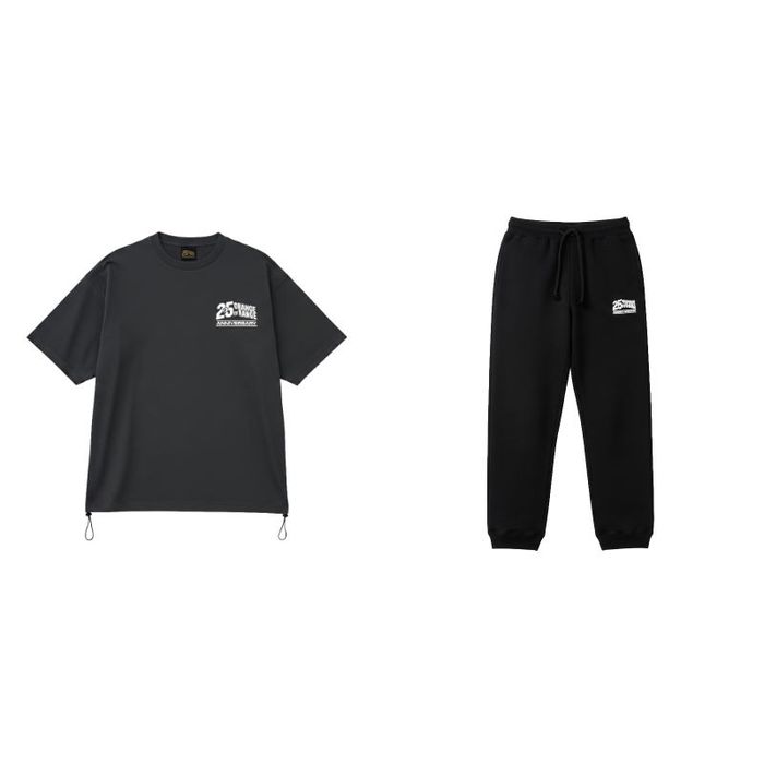 【ORANGE RANGE】25周年 セットアップ(リラックスフィットTシャツ+スウェットパンツ)/ブラック